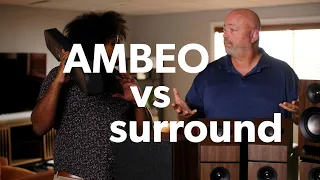 Sennheiser AMBEO Soundbar Plus vs. traditional surround sound | Crutchfield