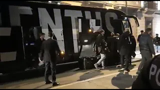 La Juventus arriva a Napoli in ritiro