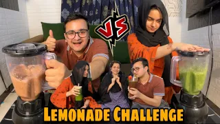 WHO MAKES THE BEST DRINK🍹 CHALLENGE|| HUSBAND VS WIFE😂