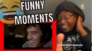 HIP HOP Fan REACTS To Elvis Presley - Funny Moments (1970)