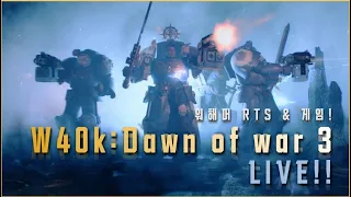 워해머 4만 게임 방송! W40k: Darktide & Dawn of war 3 - 토요일 밤 성전