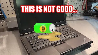 I spilled a drink on my work laptop... Can I fix it? - Lenovo Thinkpad t430