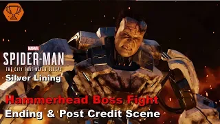 Marvel's Spider-man - Silver Lining - Hammerhead Boss fight Ending and post credit scene