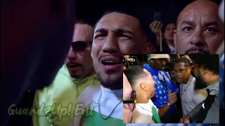 Devin Haney & Teofimo Lopez get into heated confrontation