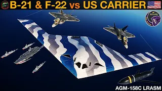 Could A Rogue B-21 & F-22 Squadron Beat A 2020's US Carrier Group? (WarGames 153) | DCS