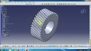 Catia v5: engrenage hélicoïdal