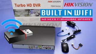 Hikvision DVR with WIFI option, Hikvision dvr connect wifi without update firmware DS-72XXHQHI-M1/FA