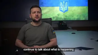 Address by Volodymyr Zelensky at the end of the 103-rd day of the war