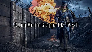 Battlefield 1 | Full Conquest on Monte Grappa 103-12 K/D | PS5