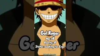 Gold D Rogers glow up | One PIECE Edit #onepiece