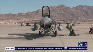 Nellis Air Force Base marks arrival of F-16 fighter jets maintained by 926th Wing Reserve Unit