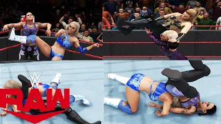 WWE -2K20 CHARLOTTE & PAIGE ARRANGED A FIGHT BETWEEN 4 WOMEN THE WINNER WILL JOIN THE RAW TEAM | RAW