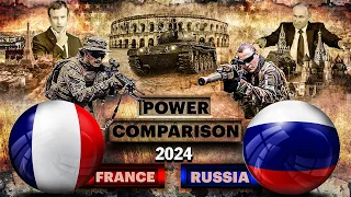 France vs Russia Military Power Comparison 2024 | Russia vs France military | Battle of world armies