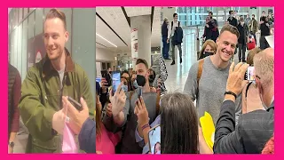 KEREM BURSIN EN EL AEROPUERTO DE MALAGA 18/3/2022