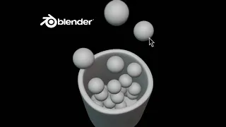 How to make balls falling animation | 3D Blender Physics Tutorial