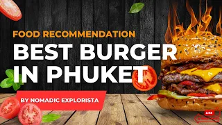 Best Burger in Phuket | Thai Food | Amina Burger Patong | Food Review | Work From Anywhere Series