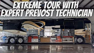 TOUR OF PREVOST XL2 ROYALE COACH DOUBLE SLIDE FOR SALE in Florida $344,444!!!