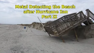 Metal Detecting the beach after Hurricane Ian, Part 2