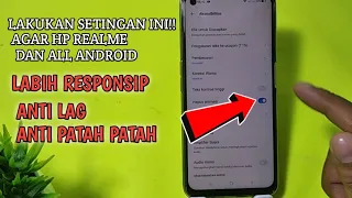 CARA MENGATASI HP REALME LAG DAN PATAH PATAH SAAT MAIN GAME,HP REALME PATAH PATAH SETELAH UPDATE