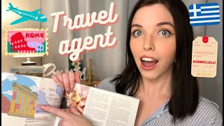 ✈ Travel Agency ✈ | (ASMR) Roleplay for Sleep, Soft Spoken, Typing, Page Flipping