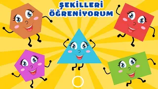 Şekiller Şarkısı | Şekilleri Öğreniyorum | Çocuk Şarkıları | Çizgi Film