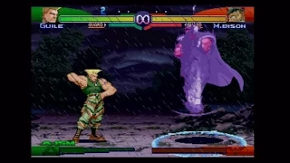 Street Fighter Alpha 3 Gameplay - Guile vs. M. Bison (Boss Fight + Epic Ending)