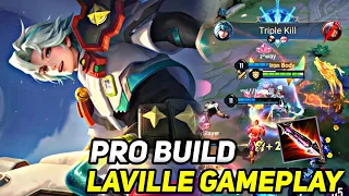 AOV : LAVILLE GAMEPLAY | PRO BUILD - ARENA OF VALOR LIÊNQUÂNMOBILE ROV COT