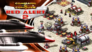 Red Alert 2 | Huge Map, Fast Fighters | (7 vs 1 + Superweapons)