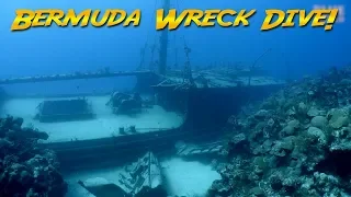 Diving the Hermes Wreck Bermuda (The Bermuda Triangle!)