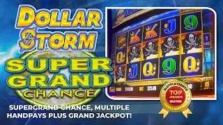 Dollar Storm High Limit Super Grand Spin, Grand Jackpot Hit. Multiple Hand pay Jackpots!