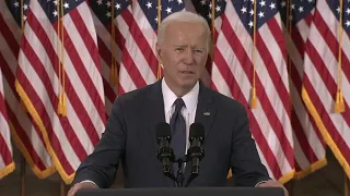 President Joe Biden delivers remarks on his "Build Back Better" economic plan