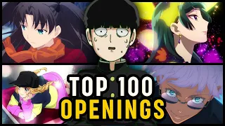 🎵 My TOP 100 Anime OPENINGS 🔥 SPECIAL 10.000 SUBSCRIBERS!!