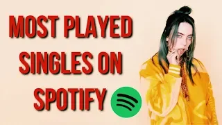 BILLIE EILISH'S MOST PLAYED SINGLES ON SPOTIFY