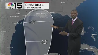 Tropical Storm Cristobal on June 2nd, 2020, with Chief Meteorologist Alan Sealls- NBC 15 WPMI