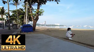 Pattaya 4K Walk  LockDown Status. The Third Day of the third Lockdown 2021 May 3th.