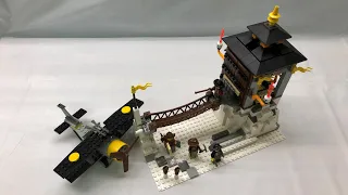 LEGO 7417 - Temple of Mount Everest - Speed build - 360 view