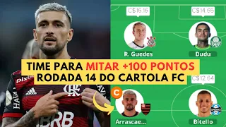 +100 Pontos! - Time para MITAR na Rodada 14! - Cartola FC 2023