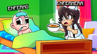 BEBÉNOOB SE ENFERMA Y ACABA EN EL HOSPITAL🤢😱 - BEBENOOBSI CUIDA A BEBENOOB EN MINECRAFT