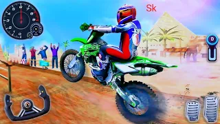 Super Bike Racing Simulator 3D - Extreme Mega Ramp Bike Stunt Racer - Android GamePlay#sim racing