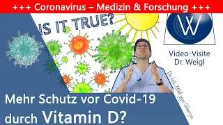 Vitamin D & Coronavirus 🌞 Schützt uns das Sonnenvitamin vor Viren, Covid-19 & Atemwegsinfektionen?