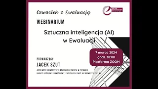 Webinarium: "Sztuczna inteligencja (AI) w ewaluacji"