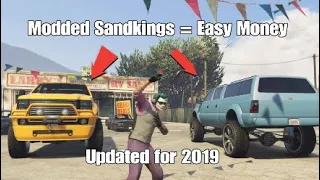 GTA 5 Online Modded Sandking Spawn Location and Farming Method(Updated for 2019)
