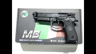 WE M9A1 GBB原廠開箱測試