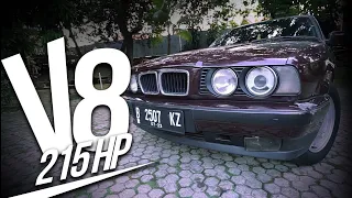 BMW E34 530i INDIVIDUAL : MESIN V8 MERDU SEKALI