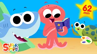 What Do You Like To Do? + More Kids Songs | @FinnyTheShark  With Super Simple Songs Characters!