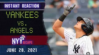 Yankees vs Angels | Instant Reaction 6/28/21