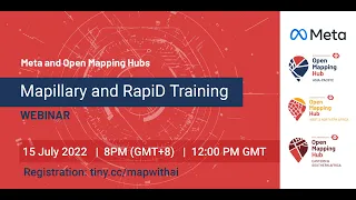 Mapillary & RapiD Training // Open Mapping Hubs + Meta