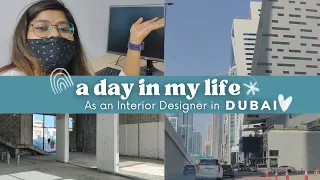 A day in my life as an *INTERIOR DESIGNER* in DUBAI / Site visit/ Client Meetings.✨⭐