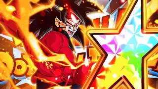 GUARANTEED CRIT!?!? 100% RAINBOW STAR SSJ4 BARDOCK! (DBZ: Dokkan Battle)