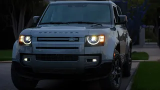 👉AT NIGHT: 2024 Land Rover Defender 130 Outbound -- Interior, Exterior Lights Analysis & Night Drive